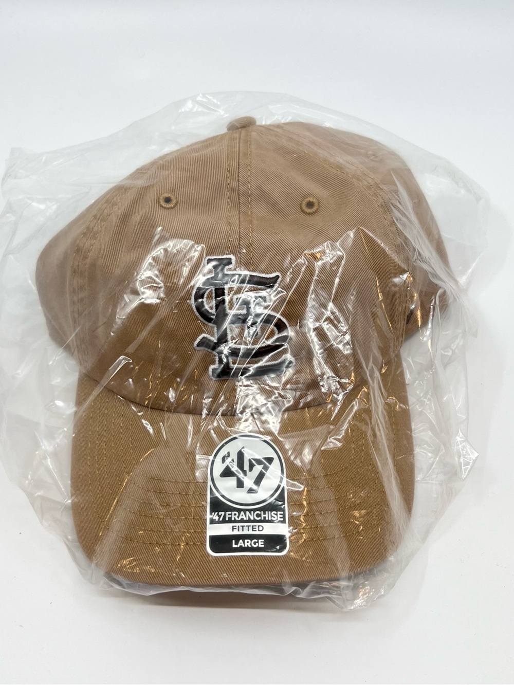 St. Louis Cardinals '47 Brand Franchise Relaxed-Fit Size Large Brown Hat Cap NEW